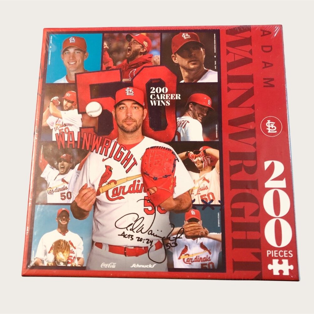 Adam Wainwright 200 Career Wins 200 Piece Puzzle New Sealed Cardinals MLB